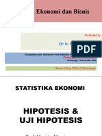 M11 Statistika Hipotesis