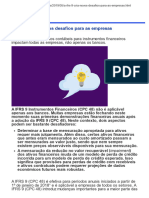 A IFRS 9 Cria Novos Desafios para As Empresas - 2019