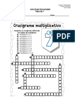 Guía de Multiplicaciones