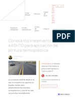 Conoce Los Lineamientos AASHTO para Aplicación de Pintura Termoplástica - Dynakrom