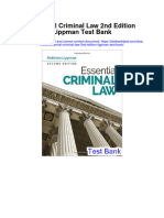 Essential Criminal Law 2nd Edition Lippman Test Bank