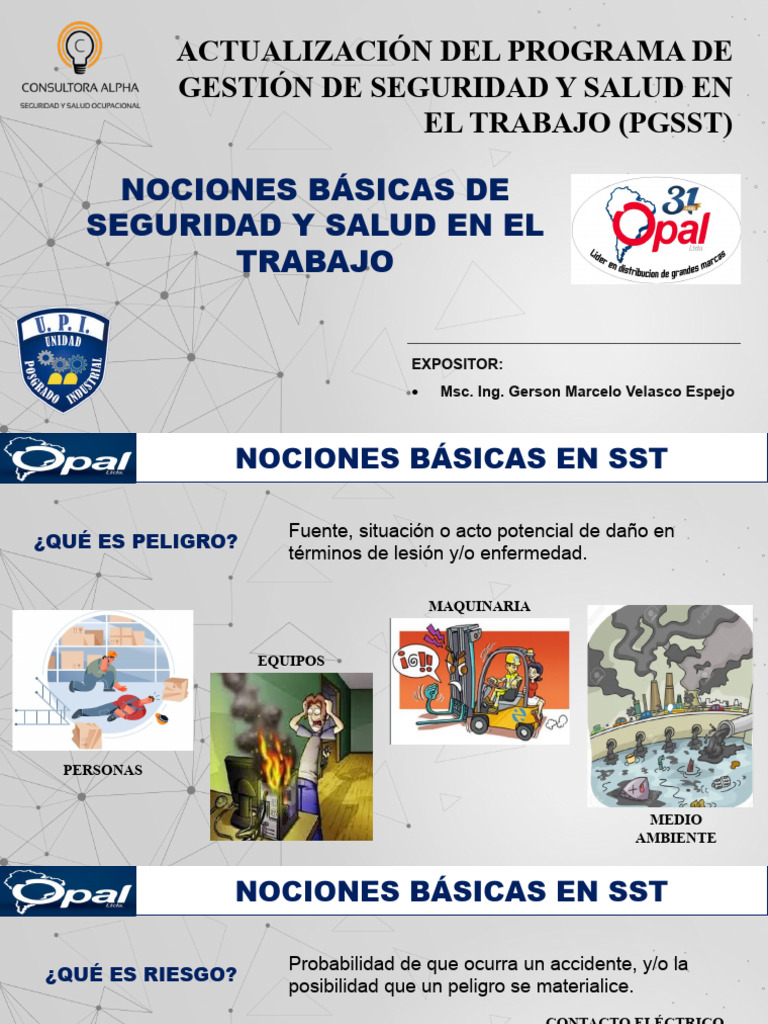 Nociones Básicas en SST | PDF