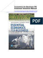 Essential Economics For Business 5th Edition Johnsloman Solutions Manual