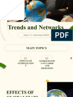 Trends & Net - Effects of Globalization & Globalization On Labor and Migration Group 3