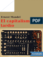 El Capitalismo Tardio - Ernest Mandel