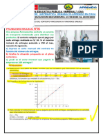 Problema Modelo N°01: Ficha de Trabajo de Matematica Semana 25-Aprendo en Casa