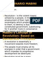 Mabini's Concept of Genuine Revolutions Based on Democratic Principles