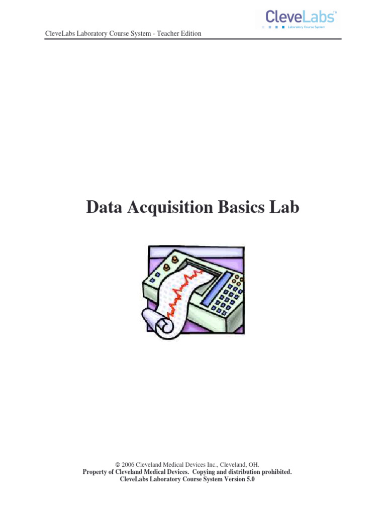 Data Acquisition Basics Teacher Data Acquisition Basics Lab PDF