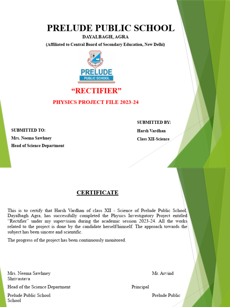 Rectifier Project | Download Free PDF | Rectifier | Electronics