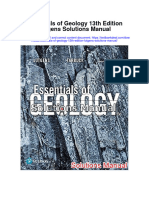 Essentials of Geology 13th Edition Lutgens Solutions Manual