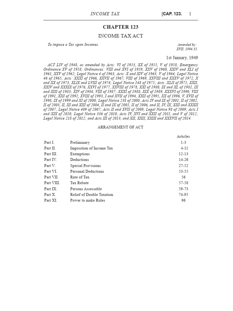 Tax PDF Stocks Dividend