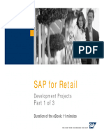 SAP For Retail - Dev Projects - Part 1 of 3