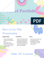Pastel Portfolio Yellow and Purple Illustrative Business Presentation