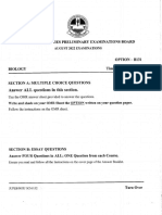 2022 Biology - MCQ & Essay