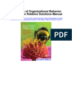 Essentials of Organizational Behavior 12th Edition Robbins Solutions Manual
