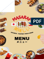 Masarap Menu