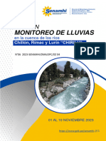 Monitoreo de Lluvias Cuenca Chirilu 10 Noviembre 2023