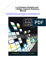 Essentials of Systems Analysis and Design 5th Edition Valacich Solutions Manual