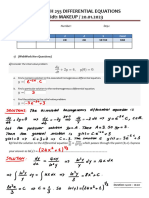 Solution Key of Math 255 Midt1 2022 Fall Makeup Exam