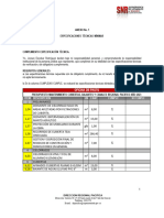 Anexo 2. Especificaciones Técnicas Mínimas