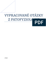 Vypracované Otázky Z Patofyziologie - Kompletní Verze Všech Otázek Pro Tisk