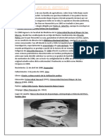 Julio César Tello Fue Hijo de Una Familia de Agricultores