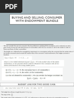 Buying and Selling