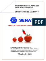 Conservacion de Frutas y Verduras