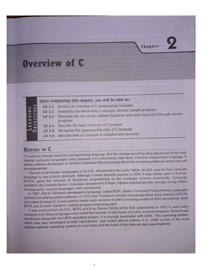Overview of C | PDF