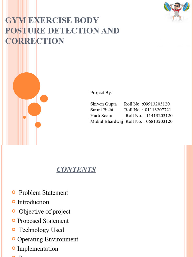 Gym Posture Detection System Project | PDF | Computer Vision | Physical ...