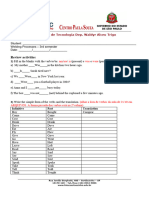 Review Activities - Lesson 7.1 To 9.2