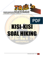 Kisi-Kisi Soal Hiking