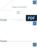 Icae 2023 PPT Template