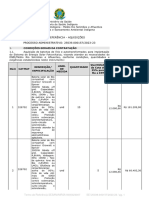 Termo de Referência - Baterias de Lítio - Tefé