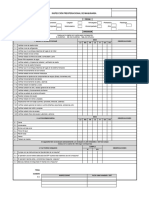 Preoperacional de Maquinaria