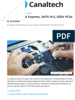 O Que É SATA Express, SATA M.2, SSDs PCIe e NVMe - Canaltech