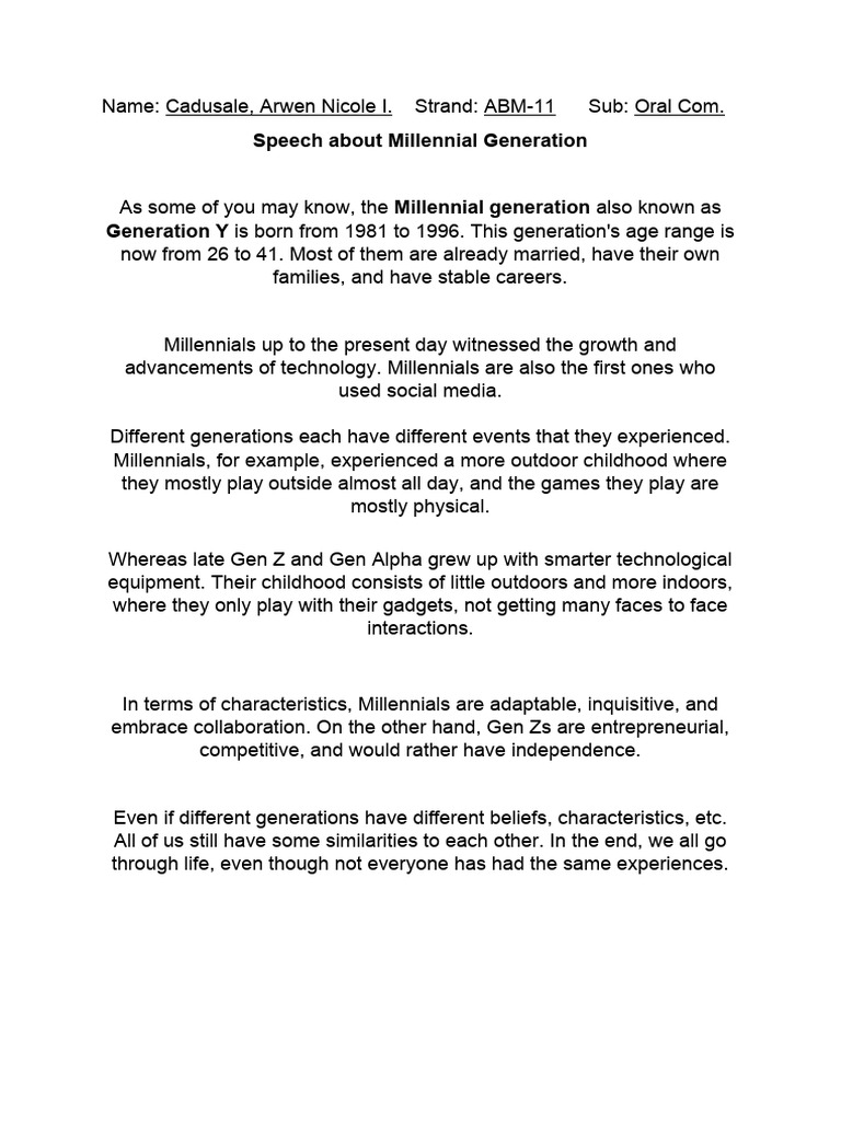 SpeechOral Communication PDF