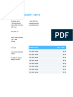 Images Invoice Template Excel