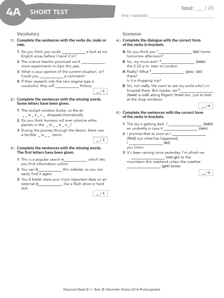 Pass Res B1plus ST 4A | PDF | Cognitive Science | Human Communication