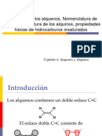 UNIDAD IV. Nomenclatura y Propiedades Físicas de Alquenos y Alquinos