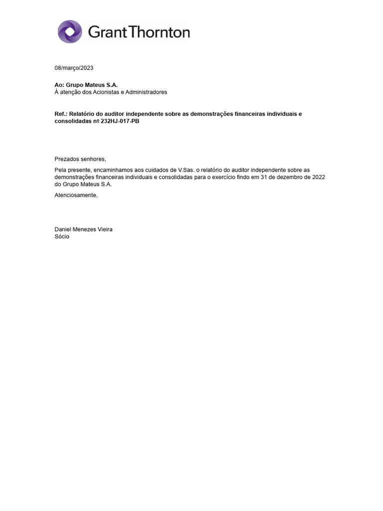 DEMONSTRA ES FINANCEIRAS INDIVIDUAIS intelligence overview