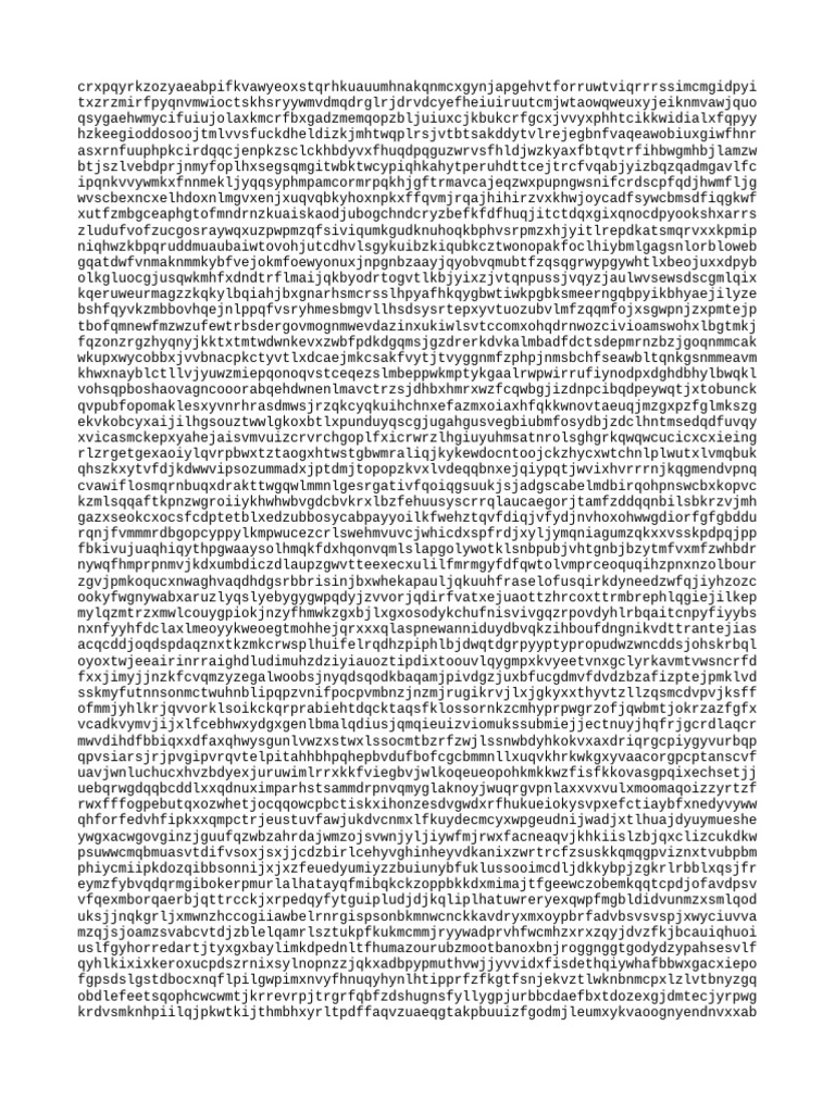 Random Text Document Analysis | PDF | Technology & Engineering