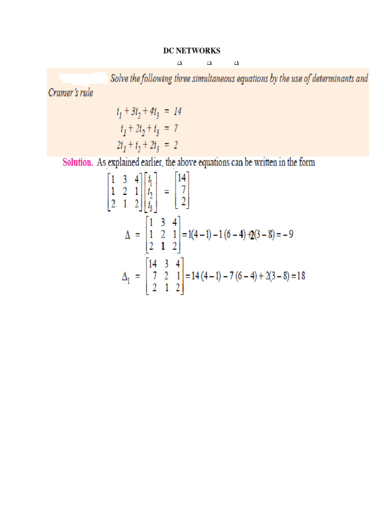 DC NETWORKS Note 2 PDF