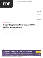 6 Arrow Diagram With Example - PDF - Project Management