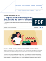 O Impacto Da Alimentação Na Prevenção Do Câncer Colorretal - Português (Brasil)
