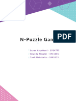 N-Puzzle Game Project
