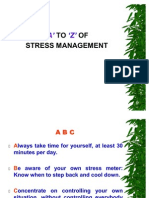 A to Z of Stress Management
