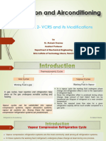 Module 2 - Vapour Compression Refrigeration System and Its Modifications