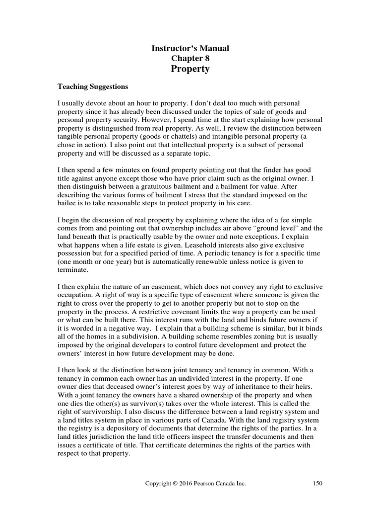 Property Law Overview and Concepts | PDF | Mortgage Law | Leasehold Estate