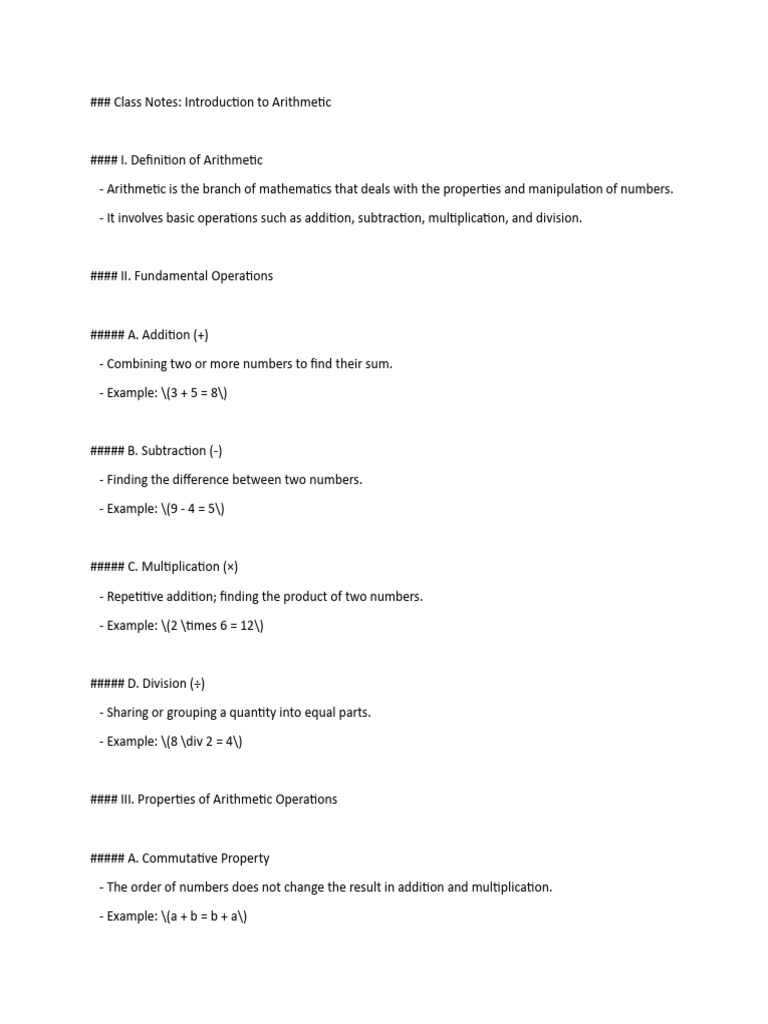 Arithmetic | PDF | Arithmetic | Multiplication image.